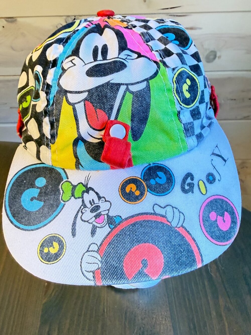 Vintage MICKEYS STUFF FOR KIDS Hat Goofy All Over  Age 3-7 Child Size